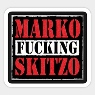 MARKO SKITZO X RAW IS SKITZO Sticker